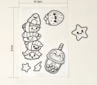 Susitraukiančio plastiko rinkinys Nr. 2 - 8 vnt. internetu
