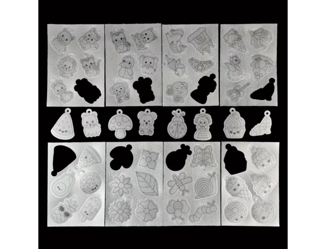 Susitraukiančio plastiko rinkinys Nr. 2 - 8 vnt. pigiau