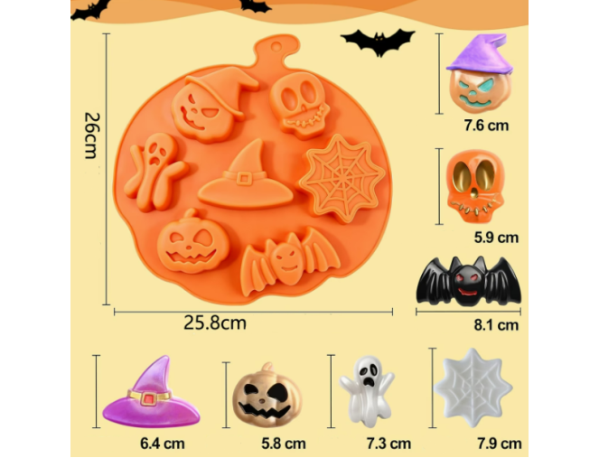 Silikoninė forma - Helovinas Nr. 421 pigiau
