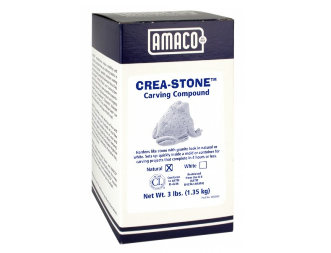 Dekoratyvinis betonas - Amaco Crea-Stone (Balta) 1.35kg