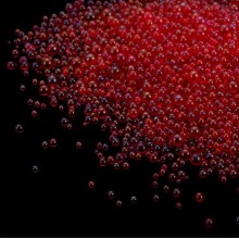 Dekoratyviniai burbuliukai - "Raudona" 10g