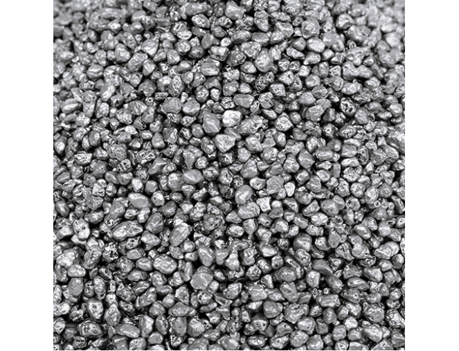Dekoratyviniai akmenukai - "Sidabras Nr.8" 100g