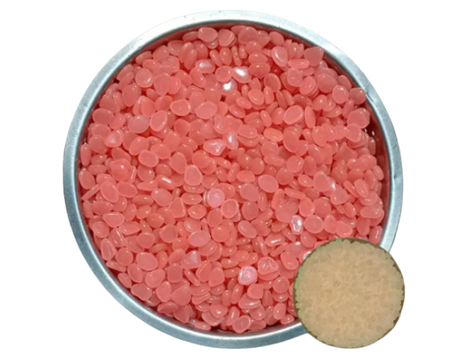Šviečiantys akmenukai "Koralinė" (tamsoje šviečia oranžine spalva) - 100g
