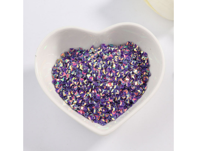 Holografiniai kristaliukai - Violetinė 10g pigiau