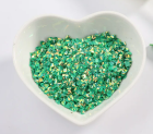 Holografiniai kristaliukai - Žalia 10g