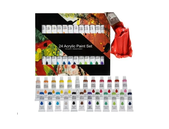 Akriliniai dažai 24vnt x12ml