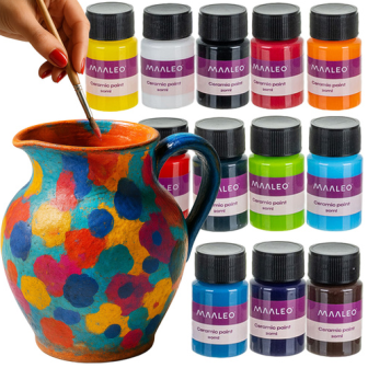 Keramikos ir stiklo dažai 12vnt x 20ml