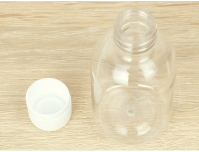 Plastikinis buteliukas su užsukamu dangteliu 50ml pigiau
