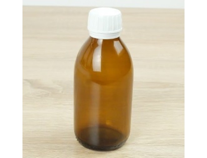 Stiklinis buteliukas su užsukamu dangteliu 200ml pigiau