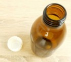 Stiklinis buteliukas su užsukamu dangteliu 200ml