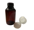 Plastikinis buteliukas su atverčiamu dangteliu 30ml