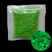 Tamsoje šviečiantis smėlis (fosforas) - "Žalia" (Tamsoje šviečia žaliai) 10g