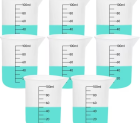 Silikoninis matavimo indelis 100ml - 4vnt.
