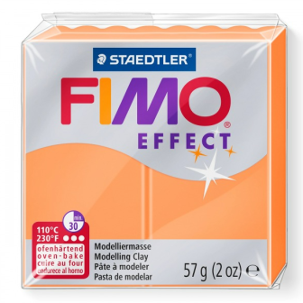Fimo effect modelinas - "Neoninė oranžinė" 57g