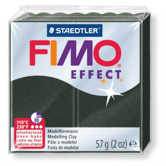 Fimo effect modelinas - "Perlinė juoda" 57g