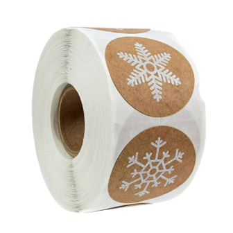 Lipnios etiketės "Snaigės" - 500 vnt.