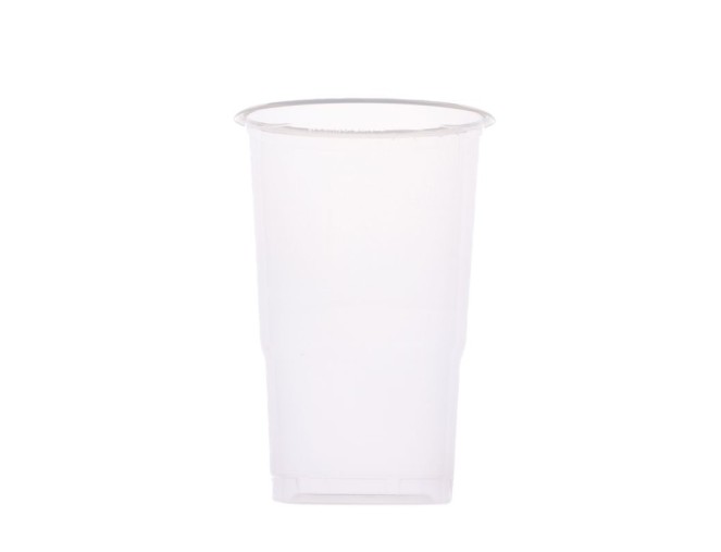 Vienkartiniai plastikiniai puodeliai 500ml - 10vnt/50vnt.