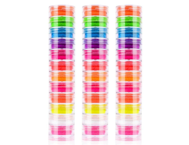 Neoninių pigmentų rinkinys 12vnt. skubus pristatymas