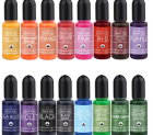 Žvakių dažų rinkinys 10ml x 16 vnt.