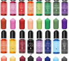Žvakių dažų rinkinys 10ml x 16 vnt. pigiau
