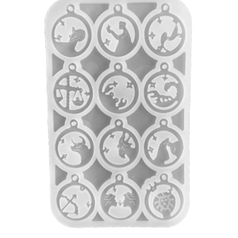 Silikoninė forma - Zodiako ženklai Nr. 244