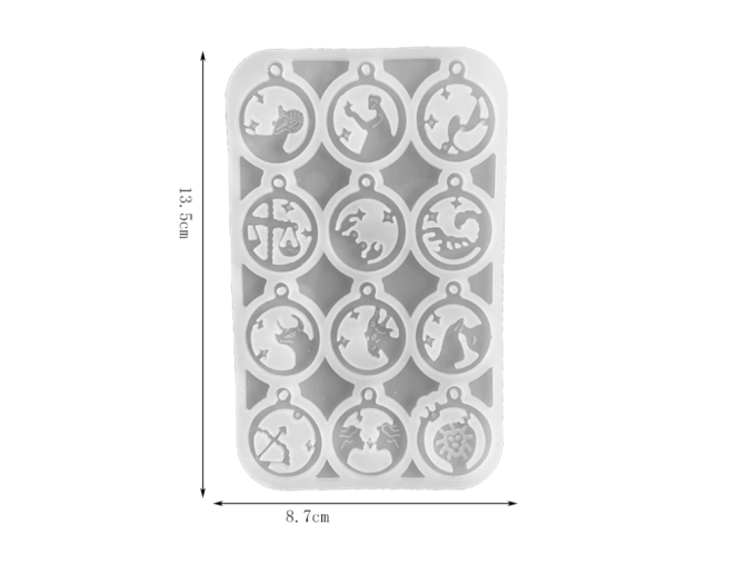 Silikoninė forma - Zodiako ženklai Nr. 244 pigiau