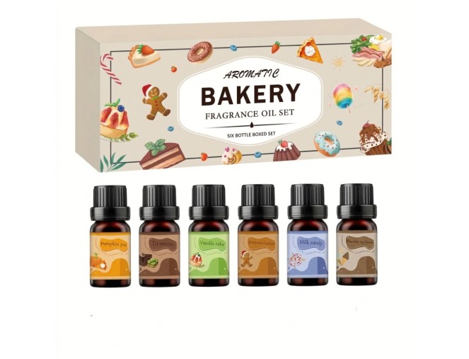 Kvapiųjų aliejų rinkinys 10ml x 6vnt.