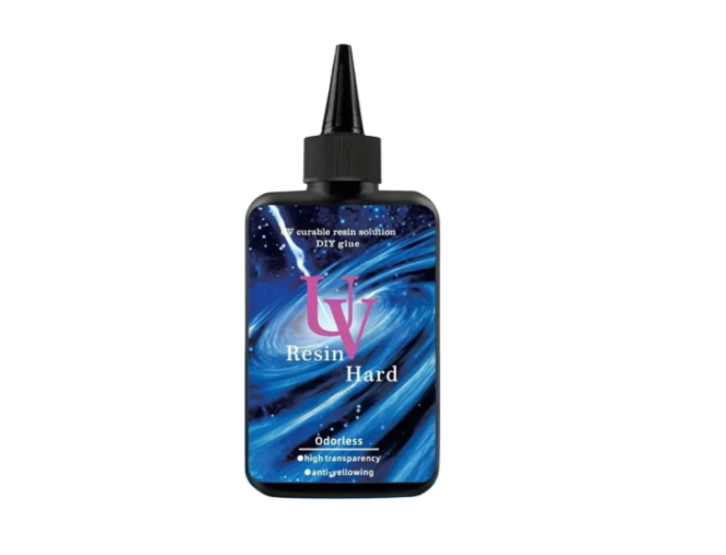 Skaidri akrilo vienkomponentė derva "Resin Hard" (atspari UV) 100g