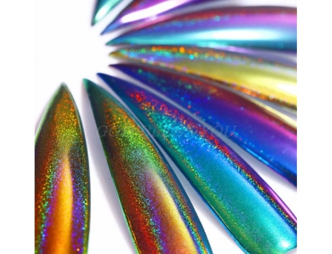 Chameleono pigmentas 10g - Auksinė - Rožinė - Žalia pigiau