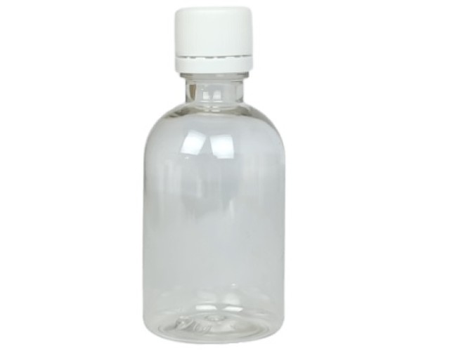 Plastikinis buteliukas su užsukamu dangteliu 50ml