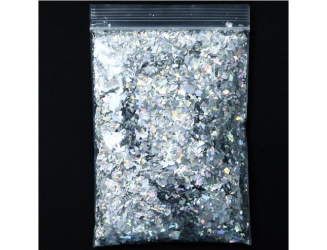 Birūs blizgučiai - Sidabras 50g