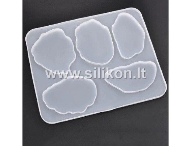 Silikoninė forma 25x30,7 - Padėkliukai Nr.39