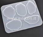 Silikoninė forma 25x30,7 - Padėkliukai Nr.39