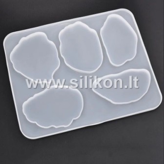 Silikoninė forma 25x30,7 - Padėkliukai Nr.39