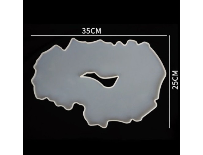 Silikoninė forma 35x25x1 - Padėkliukas Nr.43 pigiau