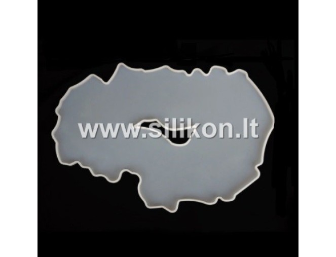 Silikoninė forma 35x25x1 - Padėkliukas Nr.43