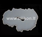 Silikoninė forma 35x25x1 - Padėkliukas Nr.43