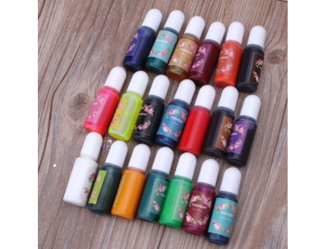 Skystų pigmentų rinkinys 10ml x 20 vnt. pristatymas per 1-4 d.d.
