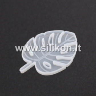 Silikoninė forma - "Monsteros lapas 8.5x12.3x0.8" Nr. 15