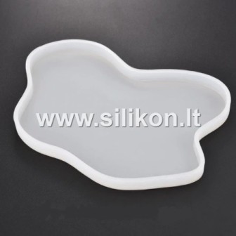 Silikoninė forma - "Padėkliukas 16.5x9.5x1.2" Nr.21