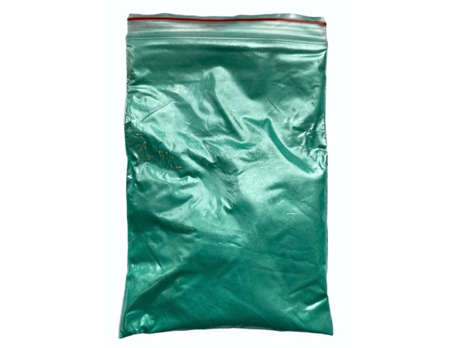 Pigmentas - Žalia koralinė blizgi 20-50g