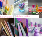 Žvakių dažų rinkinys 10ml x 16 vnt. internetu