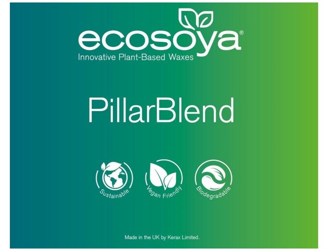 Natūralus sojų vaškas "EcoSoya Pillar" - 1kg